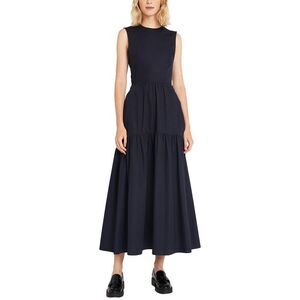 Luxely Womens Midi Dress, Blue